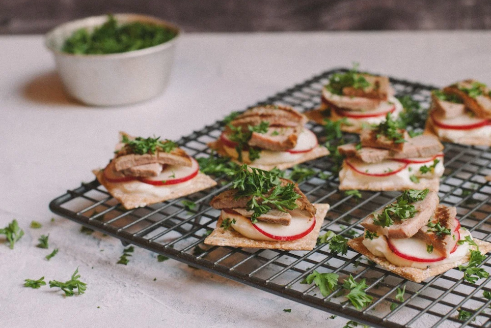 Beef & Horseradish Canapés