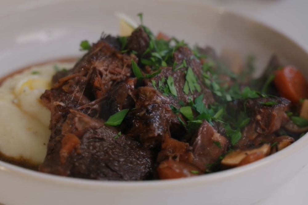 Beef Neck Bourguignon
