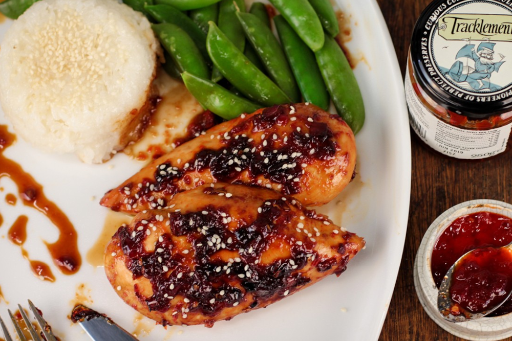 Chilli Chicken with Sticky Rice
