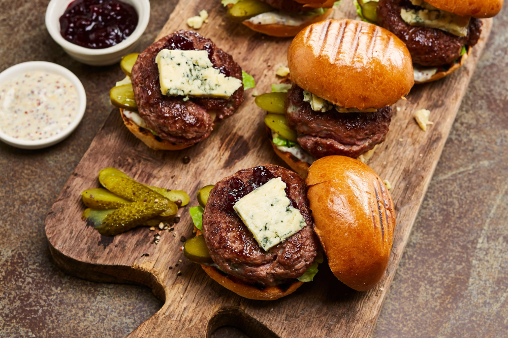 Festive Mini Burger Slider Canapés