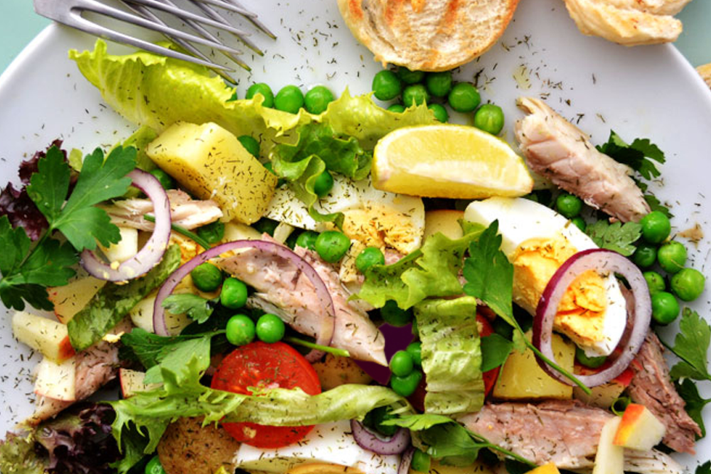 Mackerel, Beetroot & New Potato Salad