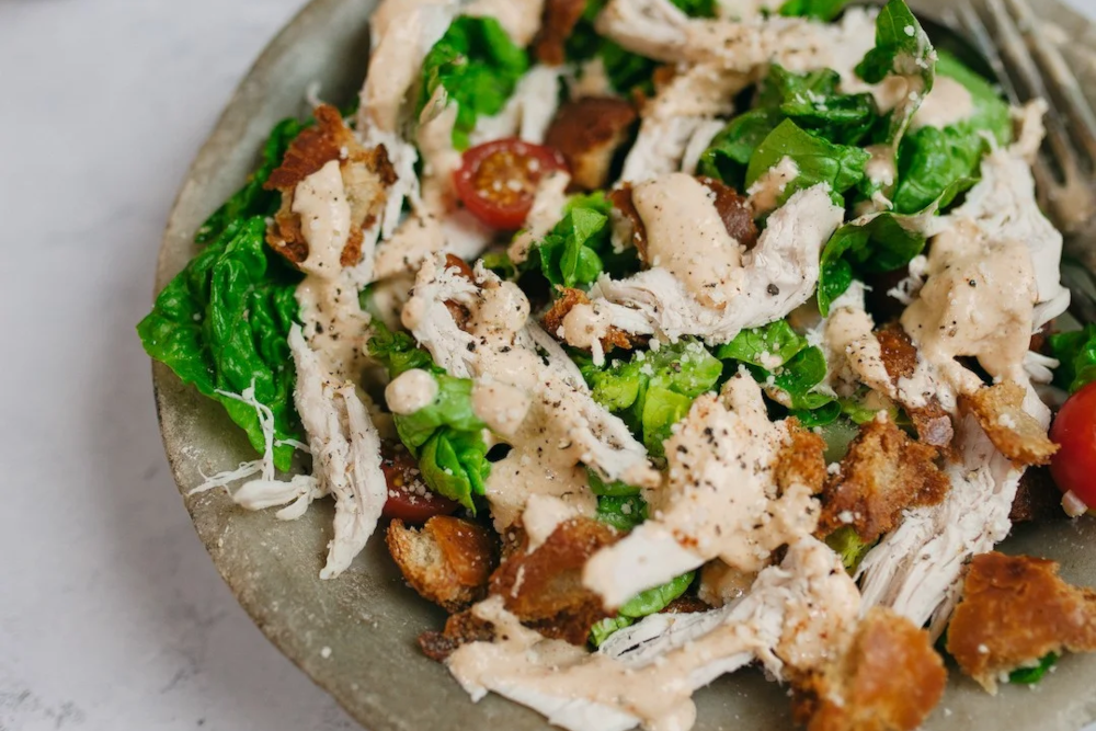 Rustic Chicken Caesar Salad