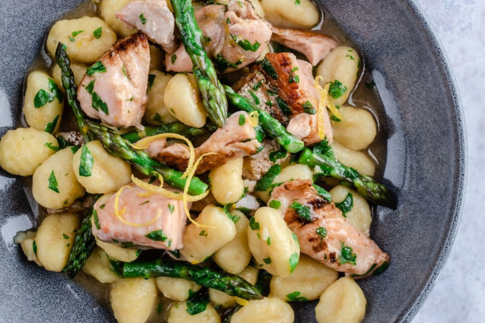 Salmon & Asparagus Gnocchi