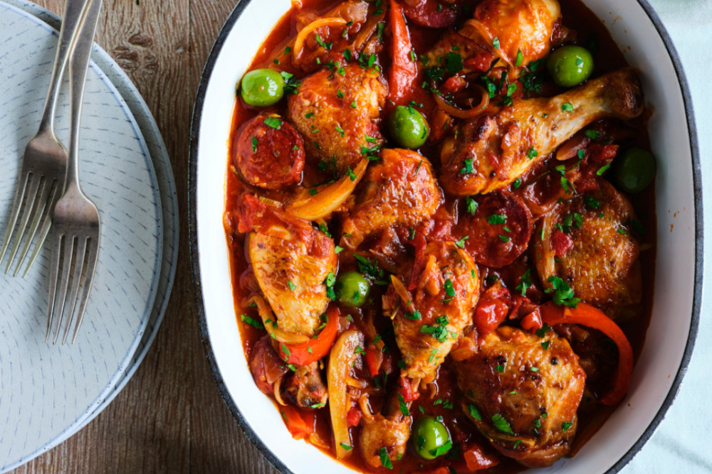 Spanish Chicken & Chorizo Stew