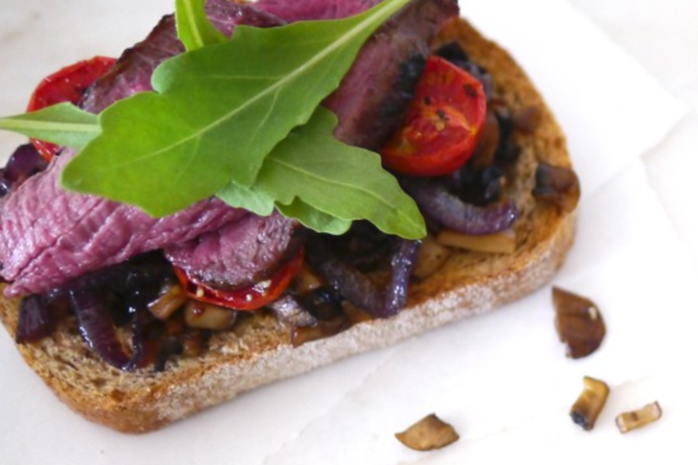 Wild Venison Steak Sandwich
