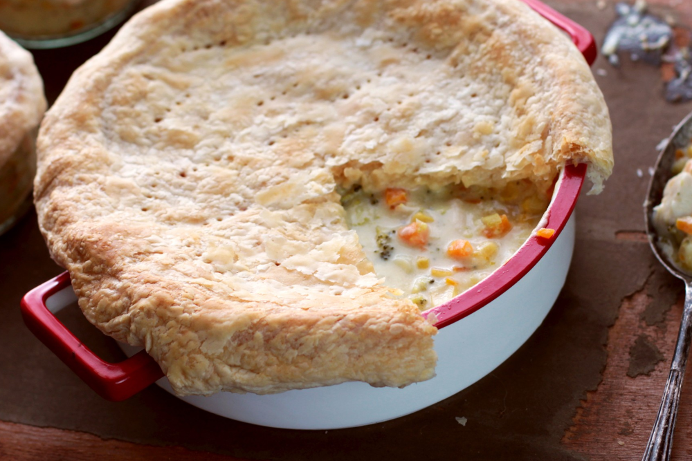 Chicken, Broccoli & Leek Pot Pie