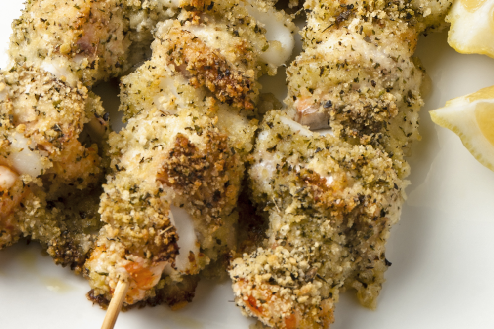 Monkfish Kebabs