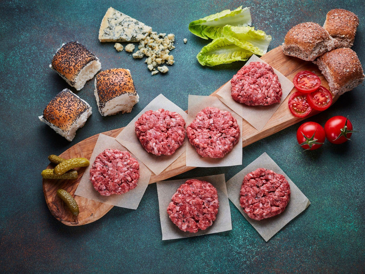 Field & Flower Beef Burger Sliders, Pack of 6 (340g)