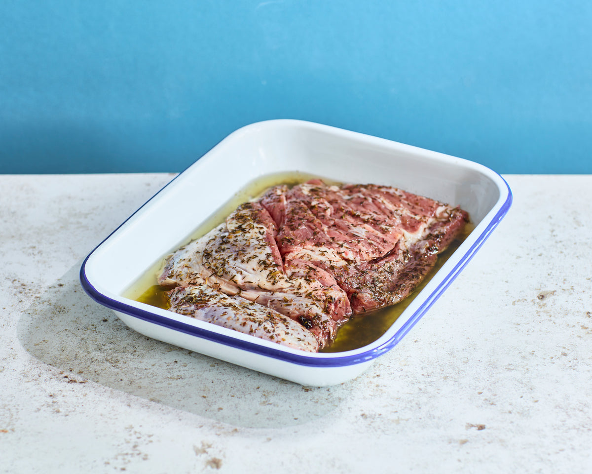 Boneless Shoulder of Lamb in Thyme & Garlic