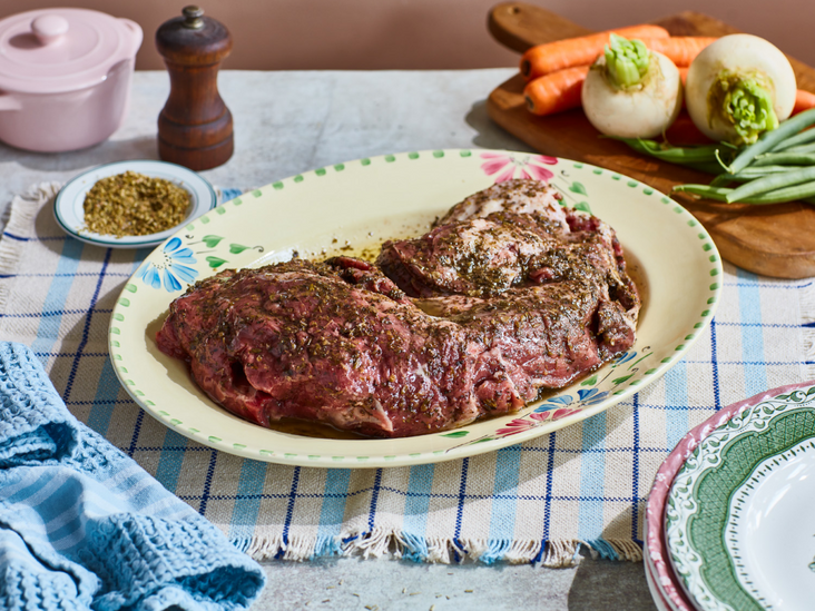 Butterflied Leg of Lamb in Lemon & Oregano (1.3kg)
