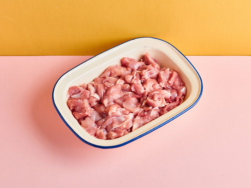 Family Pack of Diced Chicken Leg Fillet (680g)