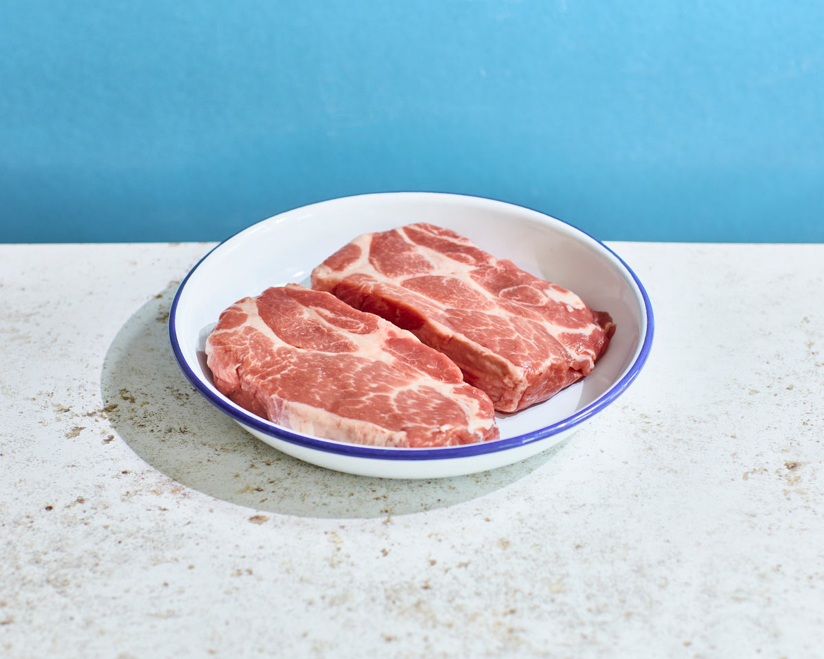 Pork Rib-Eye Steaks, Pack of 2 (400g)