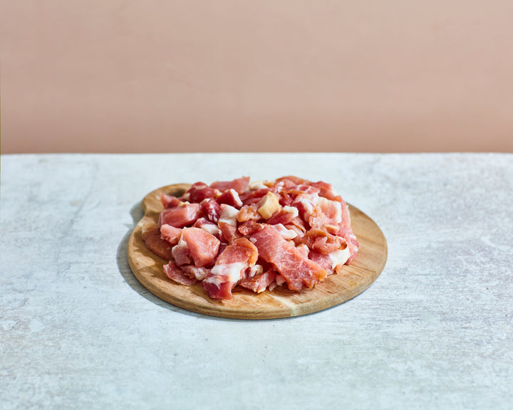 Dry Cured Smoked Streaky Bacon Lardons (200g)