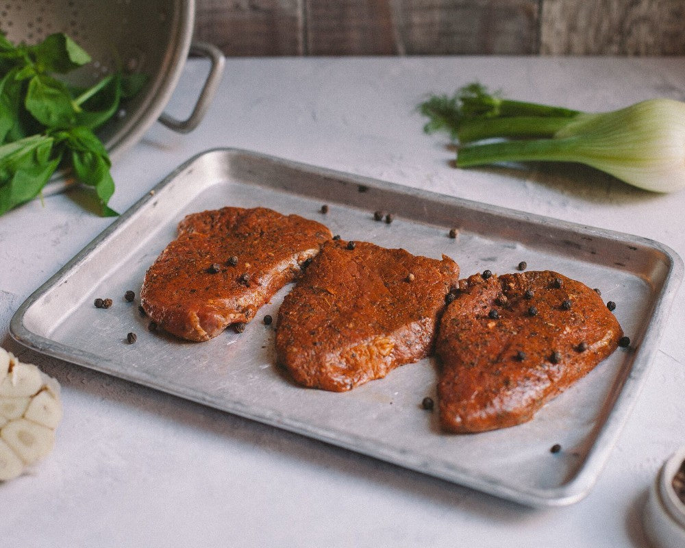 Cajun Minute Steaks, Pack of 3 (340g)