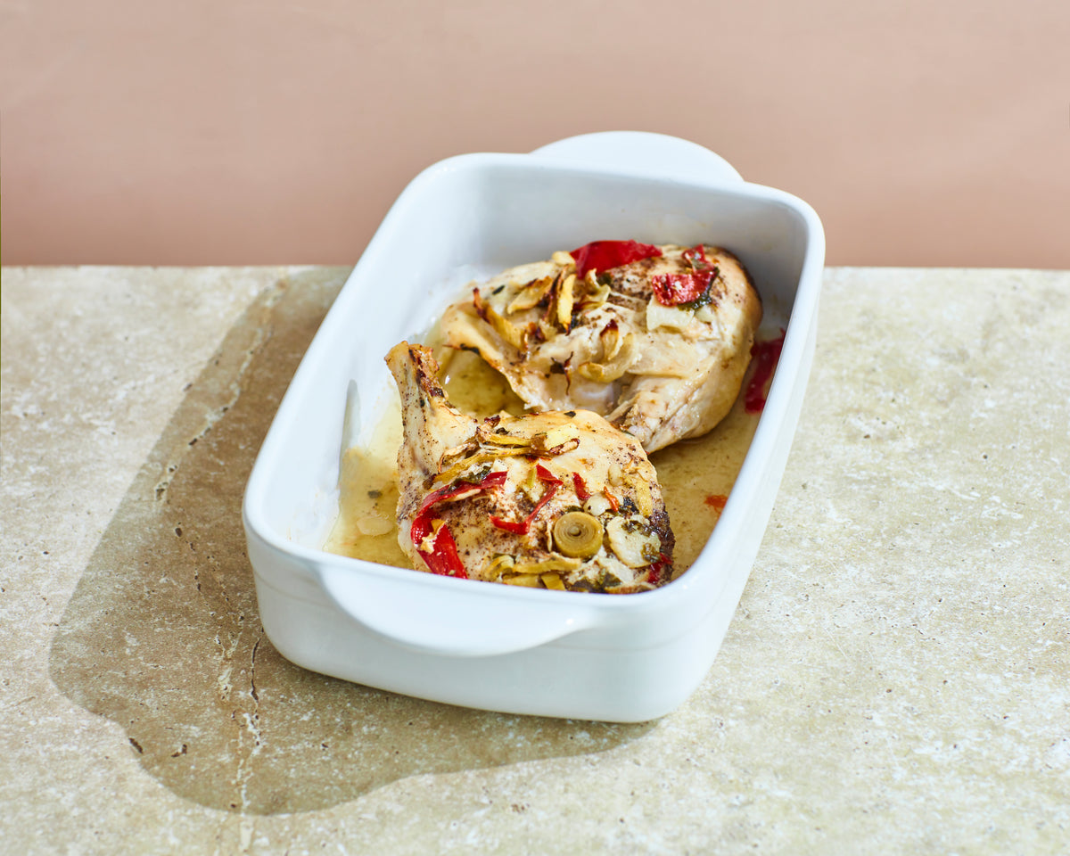 Slow-Cooked Chicken Supremes in Lemongrass & Chilli (400g)