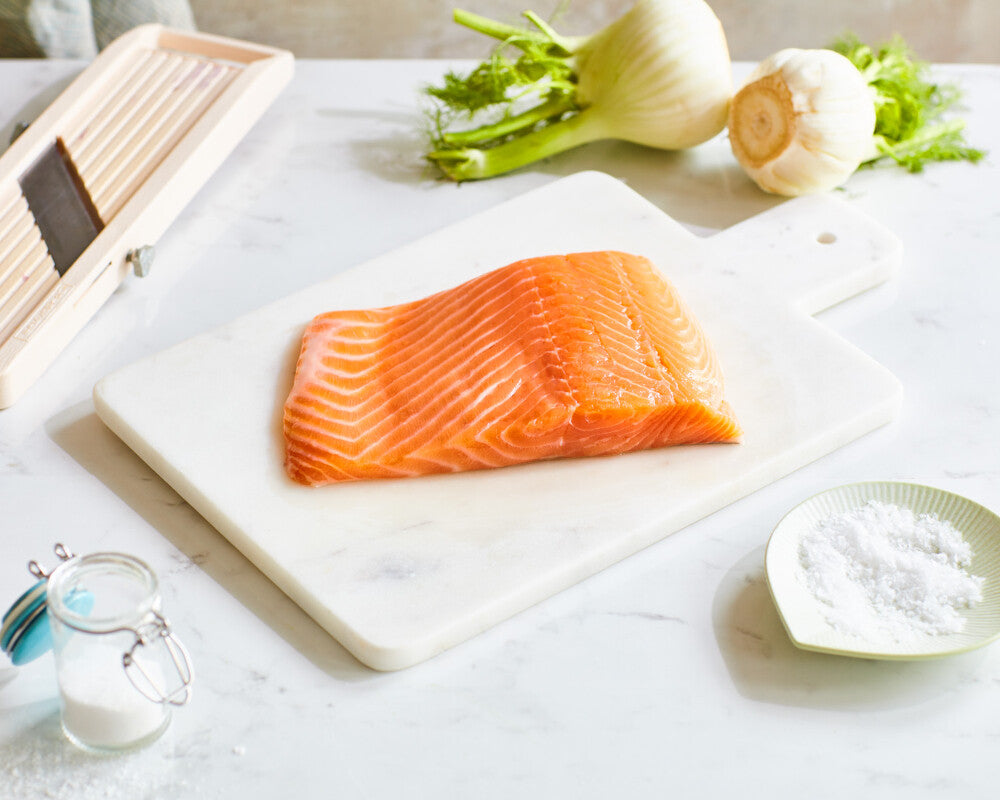 Centre Cut of Land-Based Silverscale Fresh Salmon (500g)