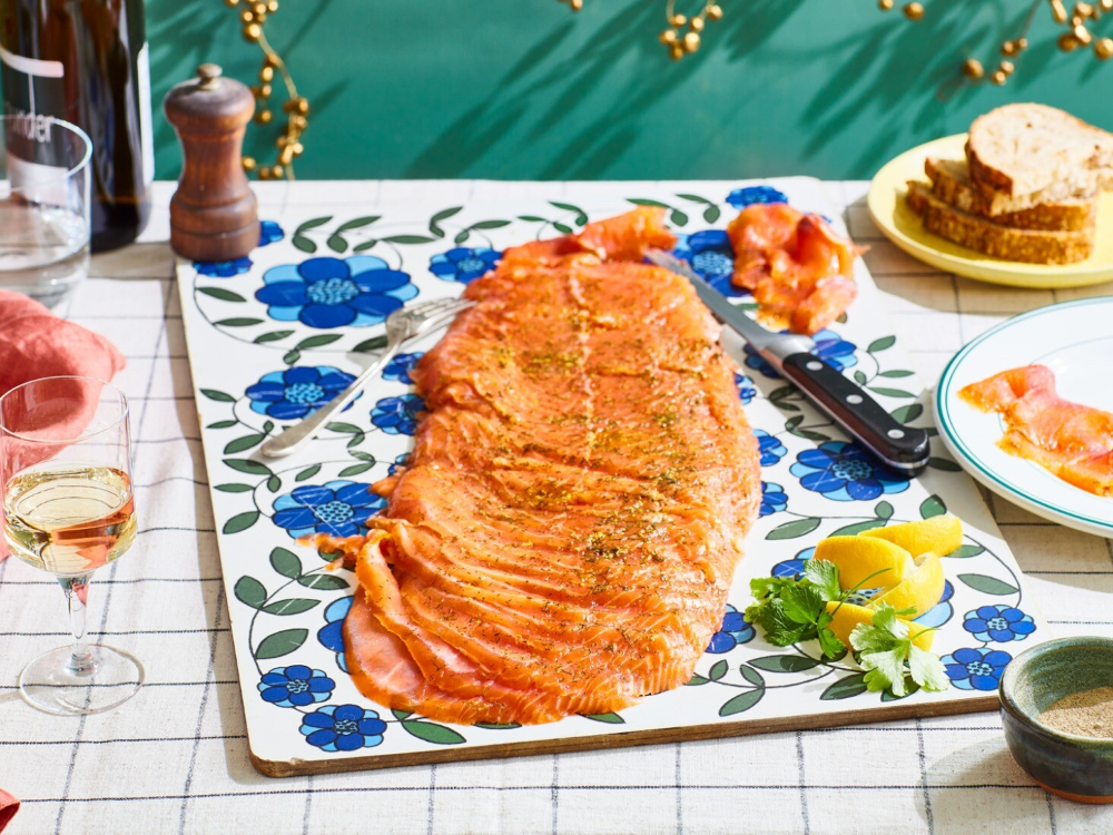 Side of Orange & Fennel Cured Land-Based Silverscale Salmon (900g-1kg)