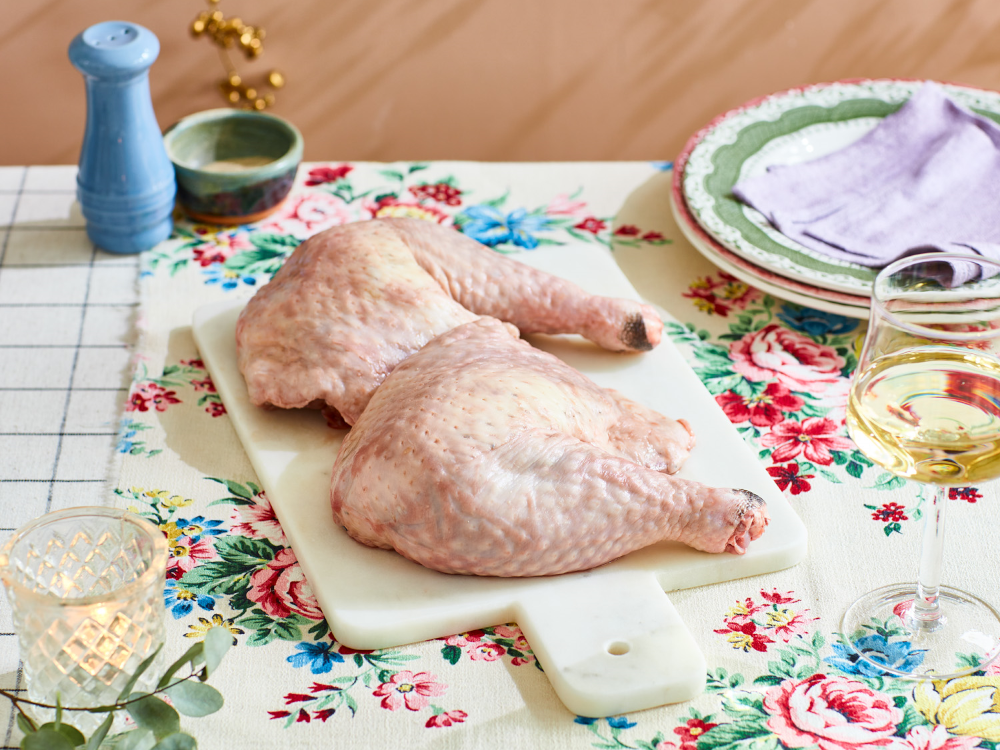 Pair of Free Range Bronze Turkey Legs (1kg)