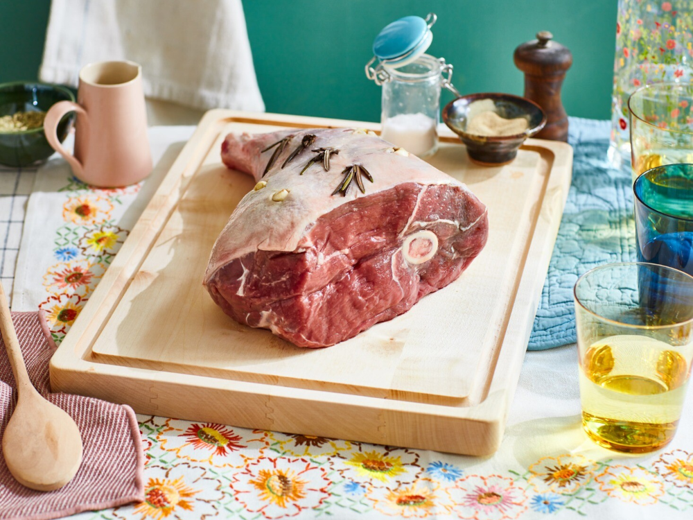 Leg of Lamb with Garlic & Rosemary