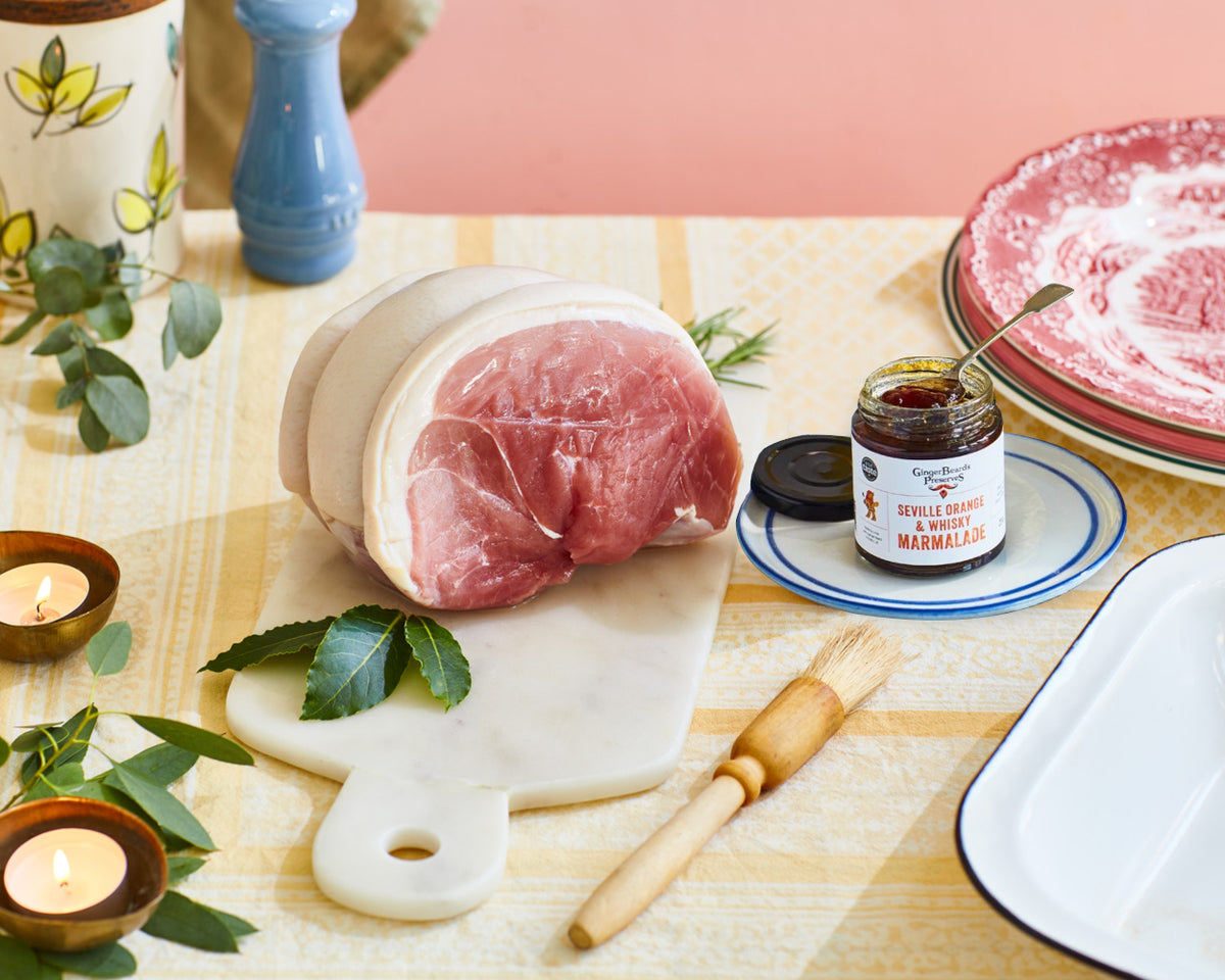 DIY Roasting Gammon with Whisky Marmalade Glaze