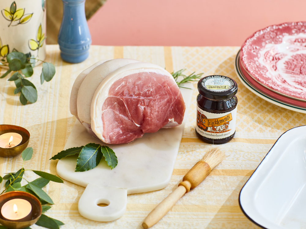 DIY Roasting Gammon with Cumberland Glaze (906g)