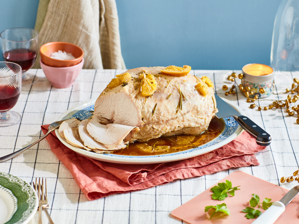 Sous Vide Turkey Breast with Bacon