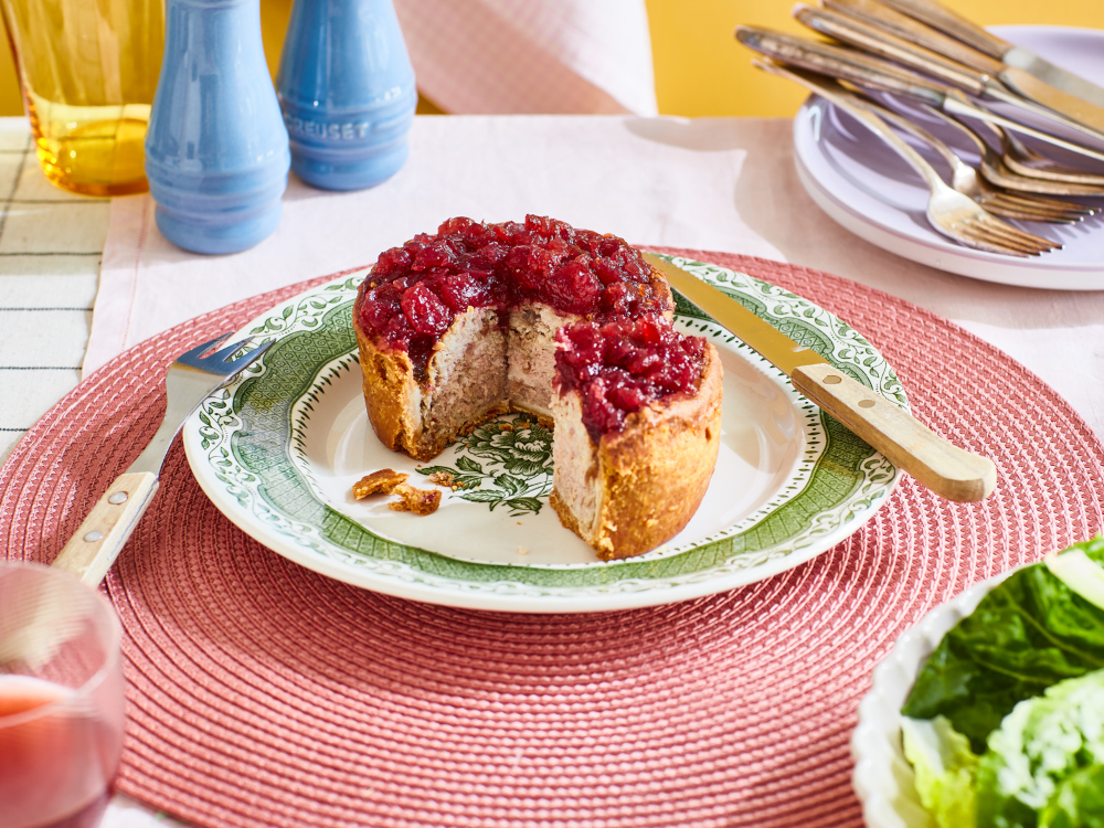 Cranberry Topped Pork Pie (460g)