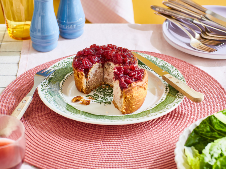 Cranberry Topped Pork Pie (460g)