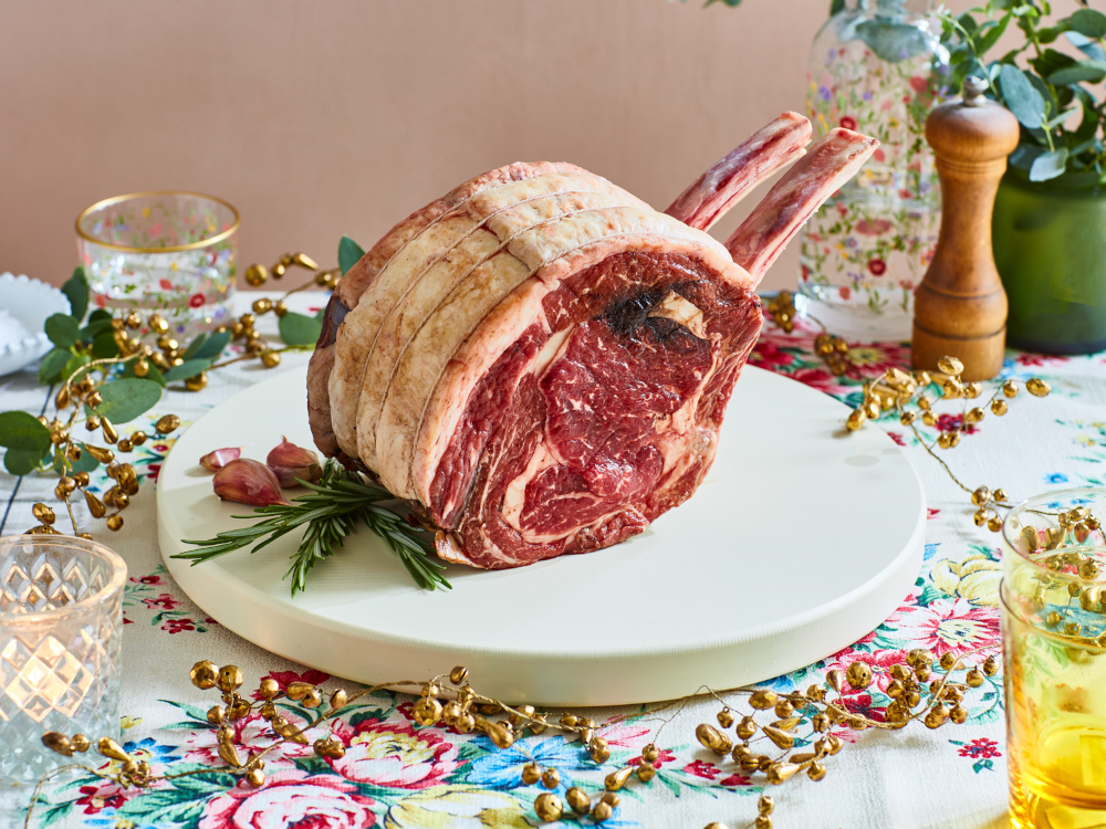 Black Garlic & Thyme Rib Roast
