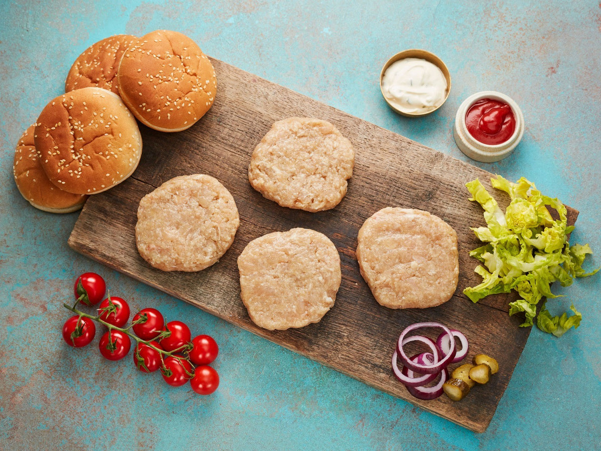 Chicken Burgers, Pack of 4 (454g)