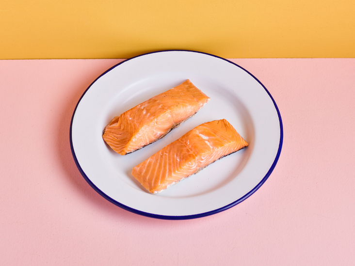 Land-Based Hot Smoked Salmon Steak
