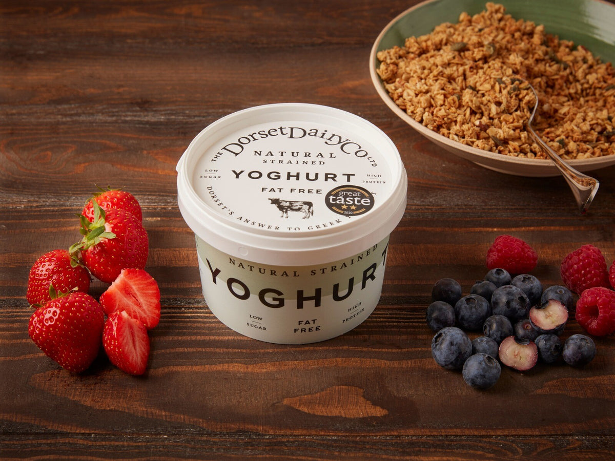 Dorset Dairy Strained Fat Free Natural Yoghurt (500g)