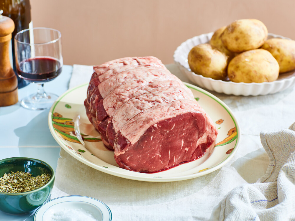Salt-Aged Rolled Sirloin Field Flower
