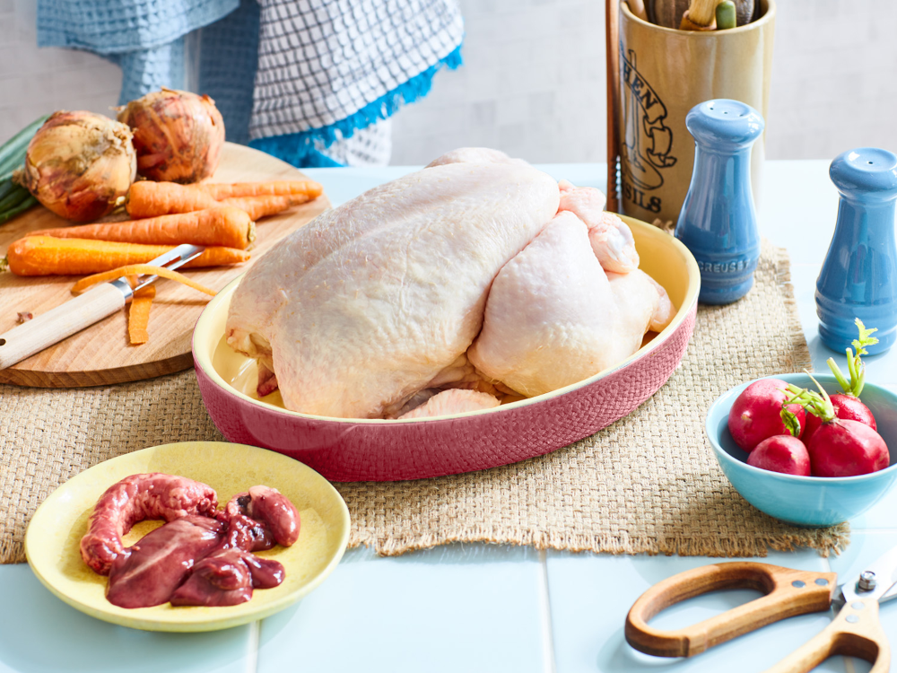 Whole Chicken with Giblets (2.25kg min) | Field & Flower