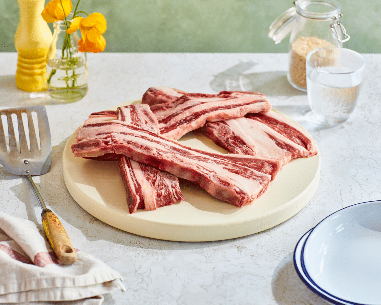 Cross Cut Beef Short Ribs (600g)