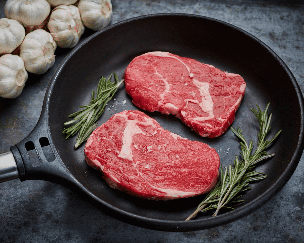 Salt-Aged Rib-Eye Steaks, Pack of 2 (396g)