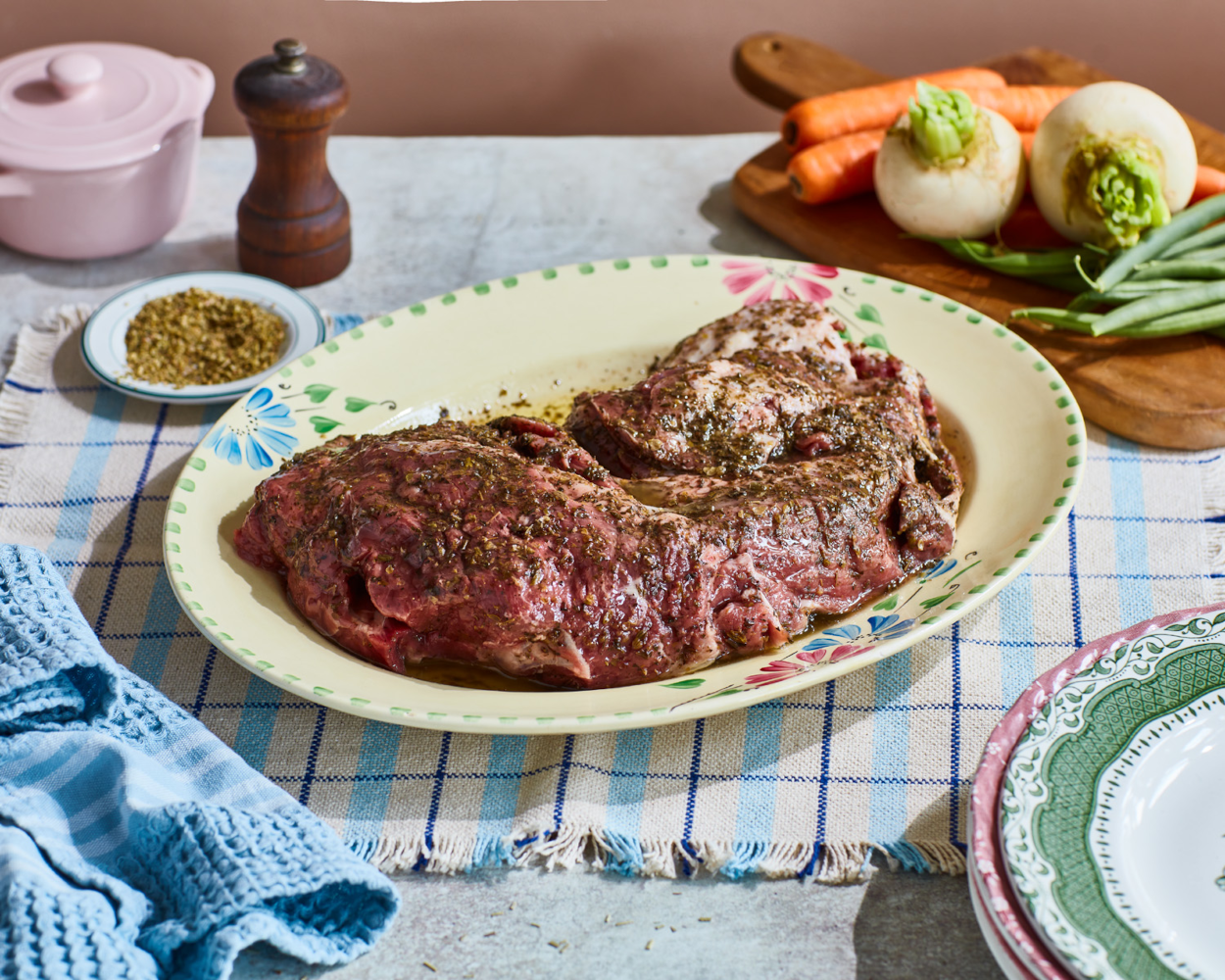 Butterflied Leg of Lamb in Lemon & Oregano (1.3kg)