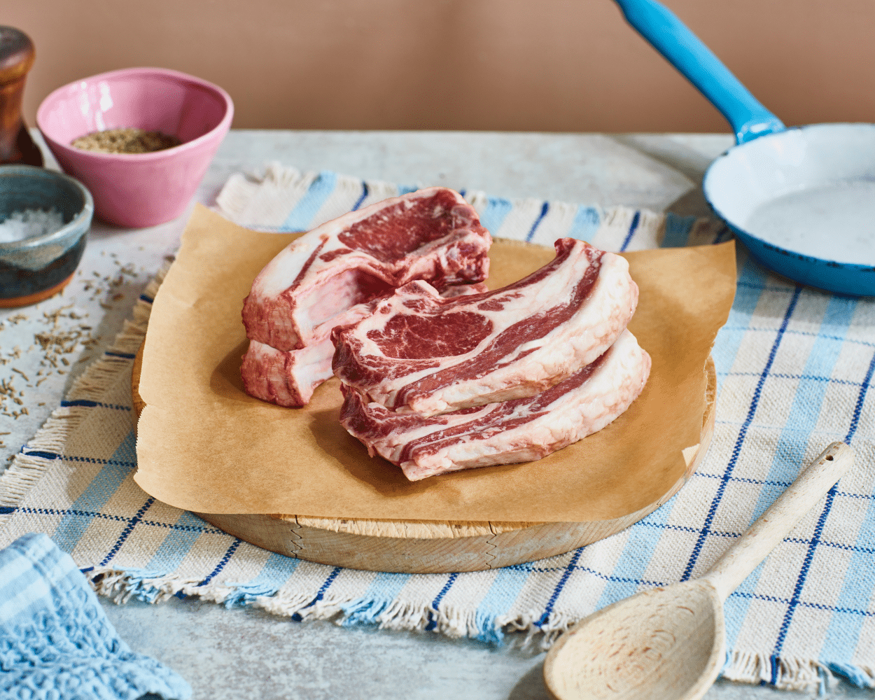 Lamb Loin Chops, Pack of 4 (480g)