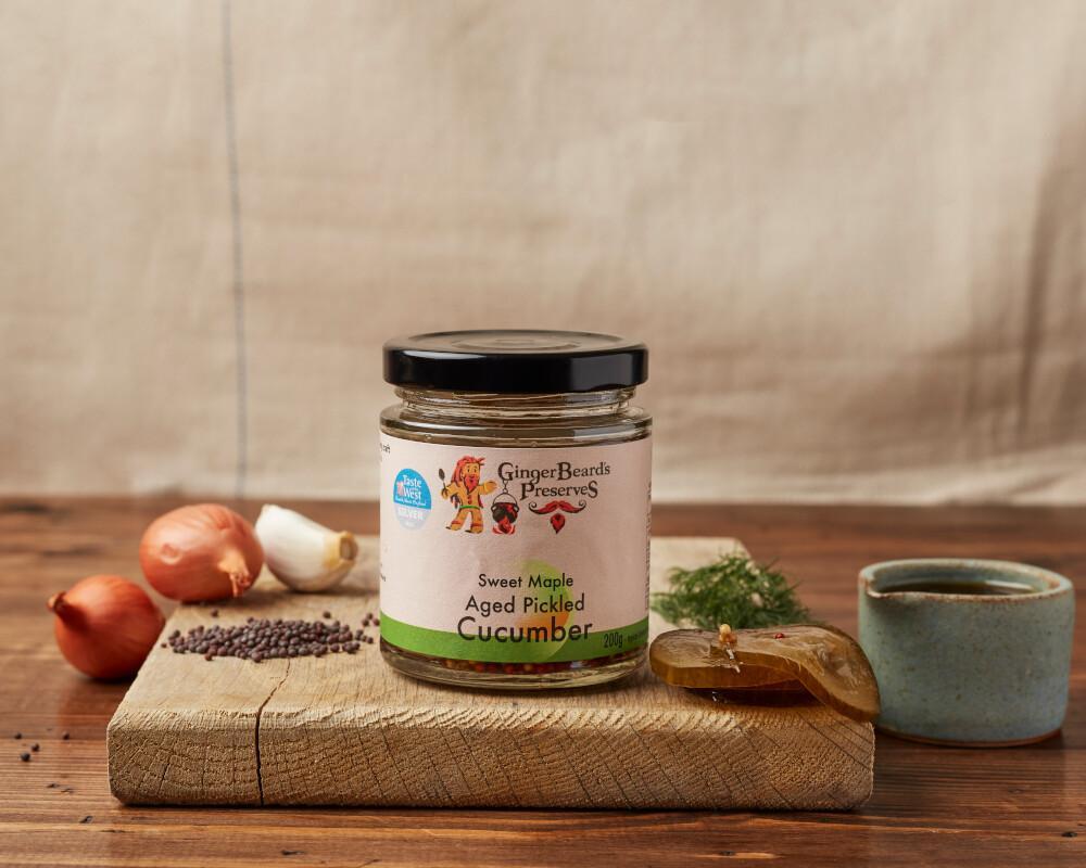Sweet Maple Aged Pickled Cucumbers (200g)