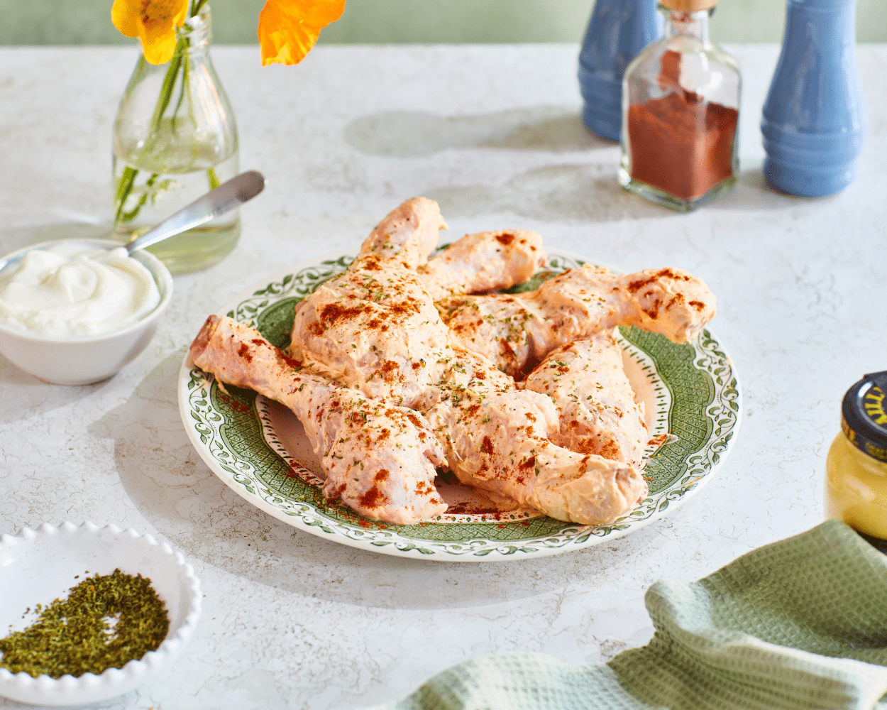 Yoghurt & Mustard Chicken Drumsticks (800g)