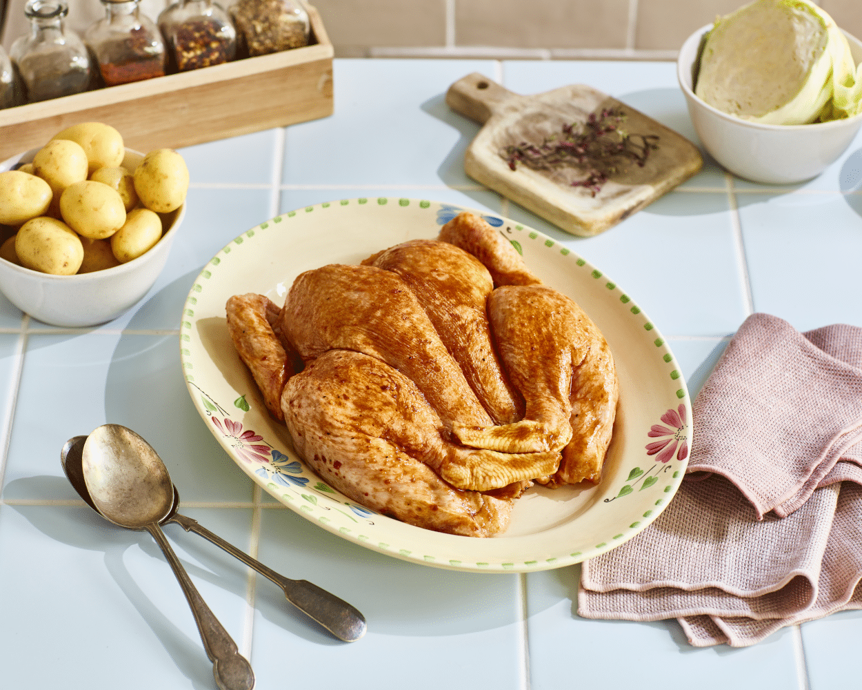 BBQ Spatchcock Chicken (1.4kg)