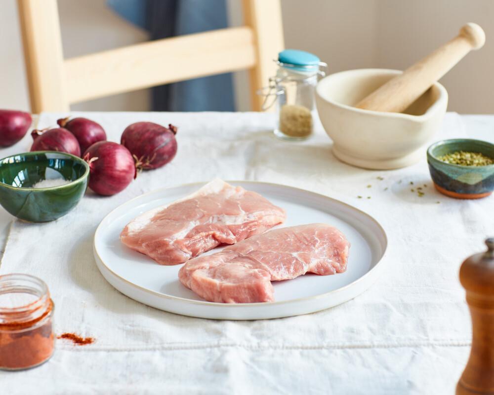 Pork Leg Steaks, Pack of 2 (397g)