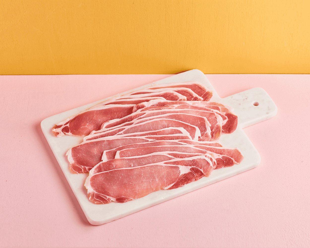 Family Pack of Dry Cured Unsmoked Back Bacon (480g)