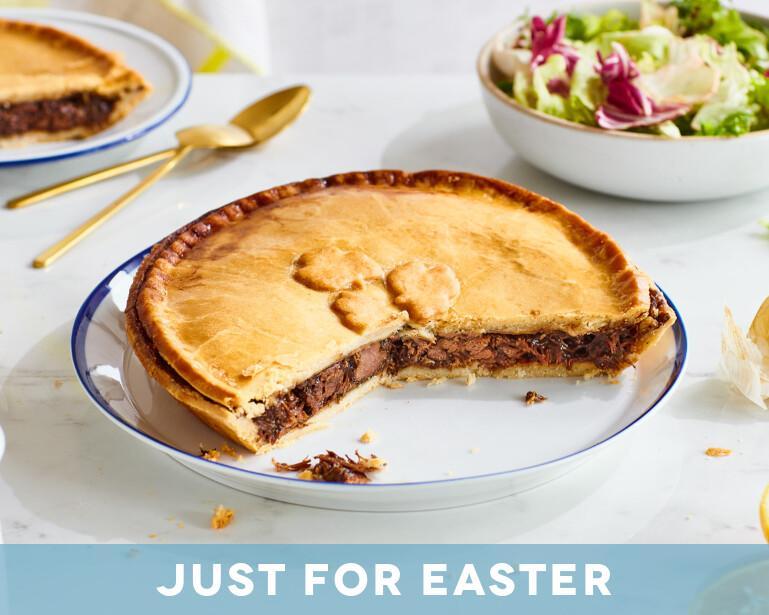 Unavailable - Slow Braised Mutton, Smoked Garlic & Rosemary Pie (1.3kg)
