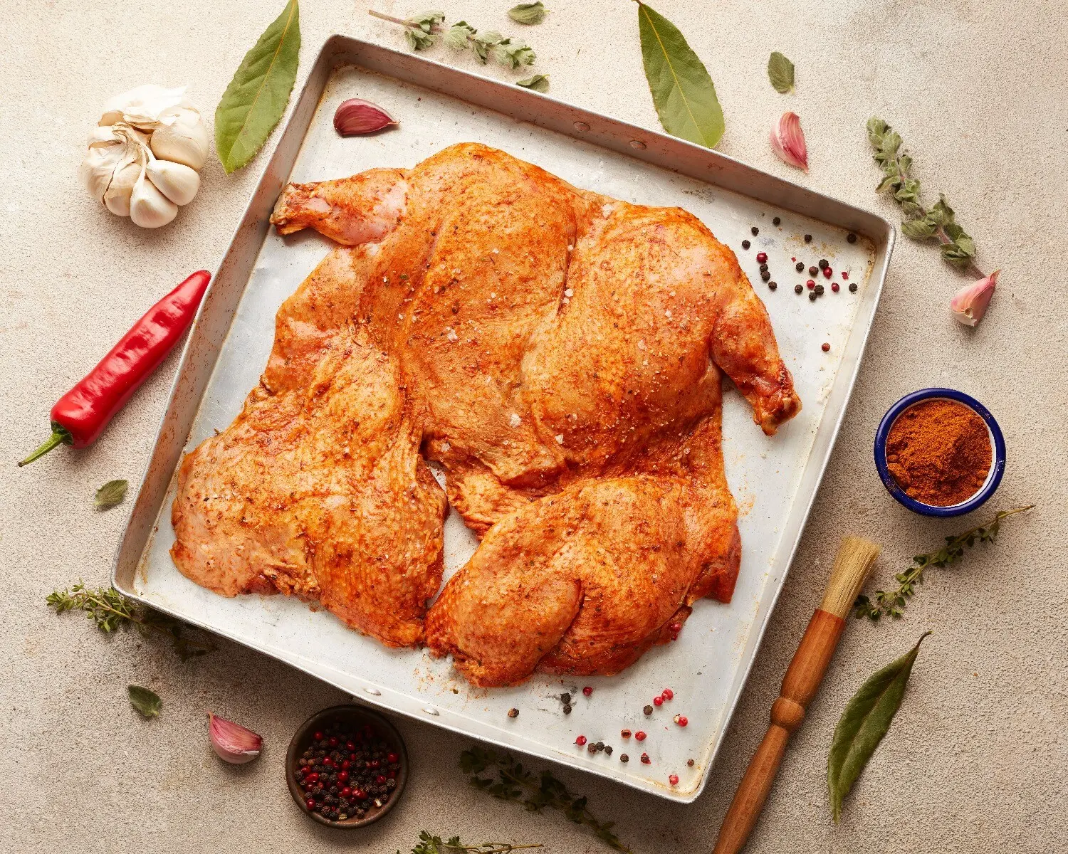 Piri Piri Flat-Iron Chicken (1kg)
