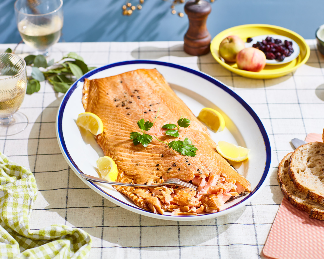 Hot Smoked Side of Chalkstream Trout (650g)