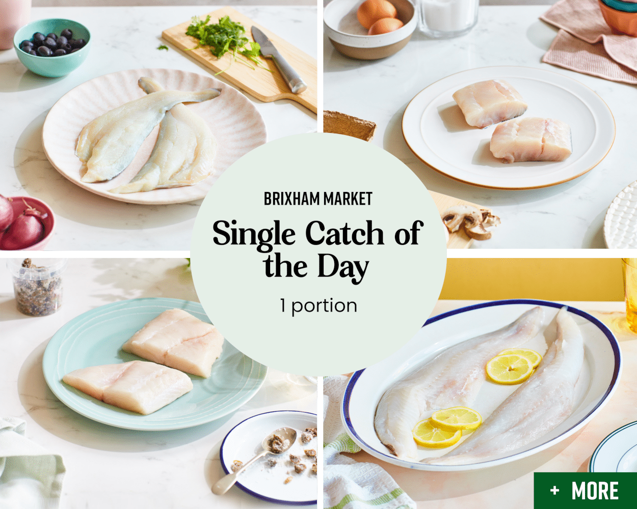 Brixham Market Single Catch of the Day (1 Portion)