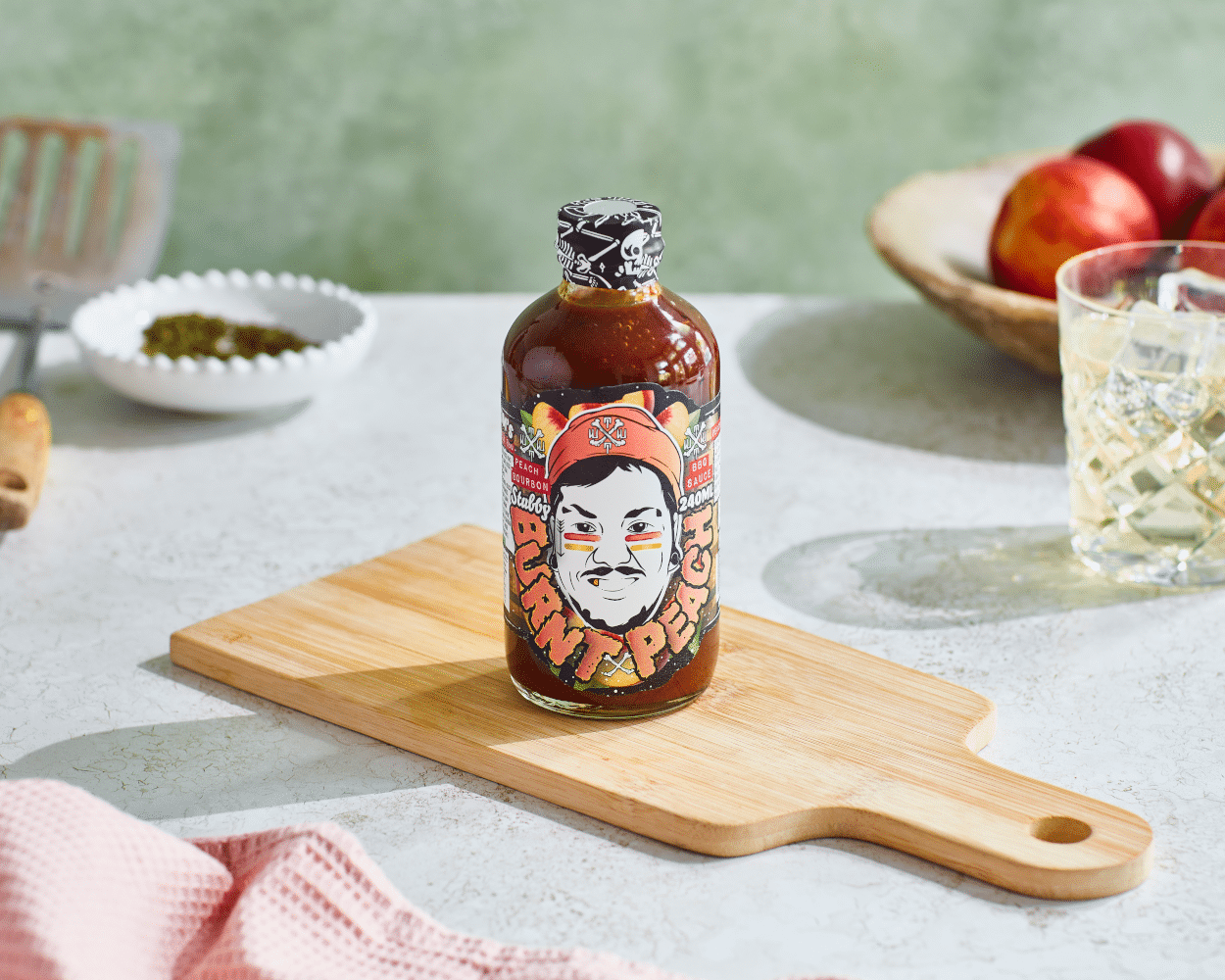 Burnt Peach x Bulleit Bourbon - Sticky BBQ Glaze (240ml)