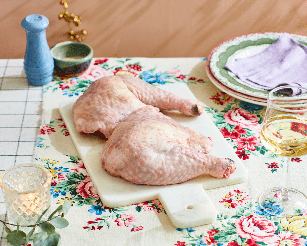 Pair of Free Range Bronze Turkey Legs (1kg)