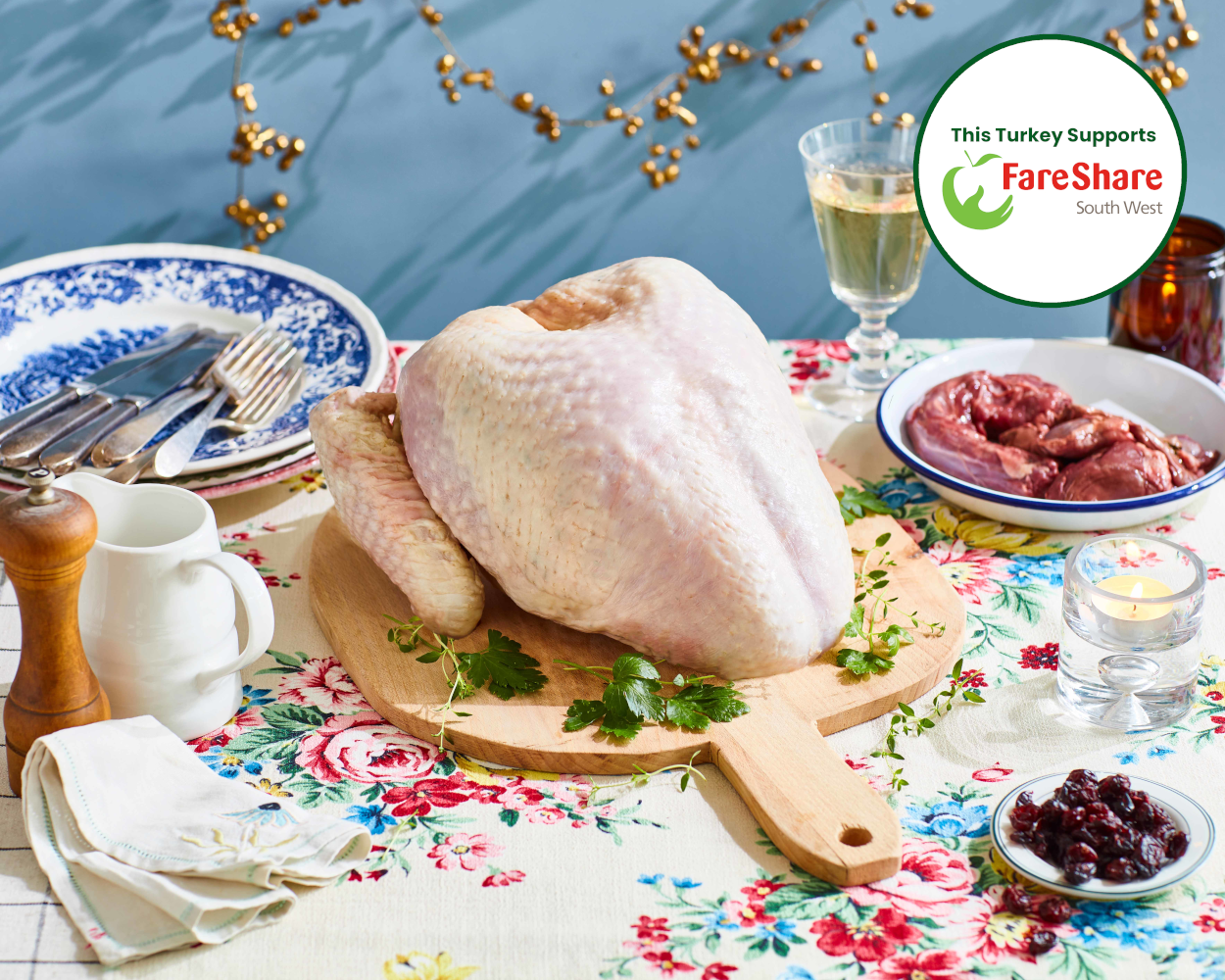 Free Range Bronze Frenchbeer Turkey Crown (5-6kg)